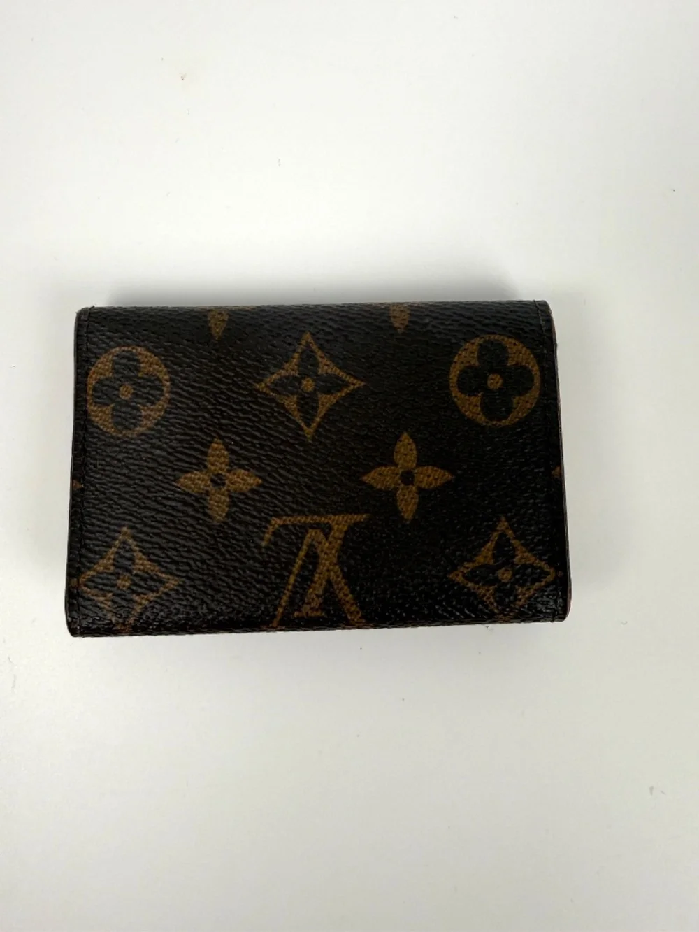 LOUIS VUITTON Monogram 6 Key Holder Case Brown Pink